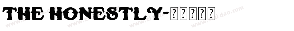 The Honestly字体转换